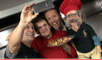 Alcauciles, Langostino y Jam&oacute;n 
